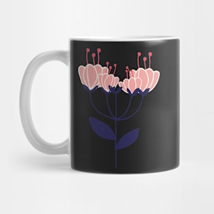Sweet Pea Pink Flower Mug
